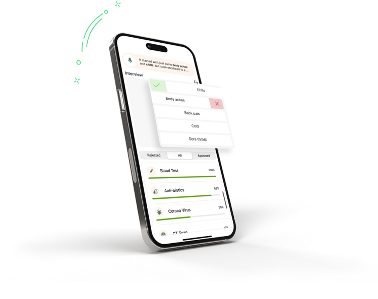Auggie Epiphany symptom matching and differential diagnosis list